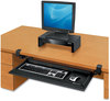 A Picture of product FEL-8038302 Fellowes® Designer Suites™ DeskReady™ Keyboard Drawer 19.19w x 9.81d, Black Pearl