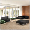 A Picture of product ALE-QB8216 Alera® QUB Series Ottoman 26.38w x 21.5d 17.5h, Black