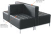 A Picture of product ALE-QB8216 Alera® QUB Series Ottoman 26.38w x 21.5d 17.5h, Black