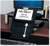 A Picture of product FEL-8039401 Fellowes® Professional Series In-Line Document Holder 250 Sheet Capacity, Plastic, Black