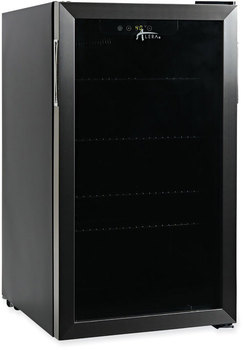 Alera™ 3.4 Cu. Ft. Beverage Cooler Stainless Steel/Black