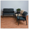 A Picture of product ALE-RL2219M Alera® Reception Lounge WL Series Loveseat Wood 44.88w x 26.13d 33h, Black/Mahogany