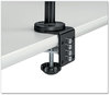 A Picture of product FEL-8041701 Fellowes® Professional Series Depth Adjustable Dual Monitor Arm 360 deg Rotation, 37 Tilt, Pan, Black, Supports 24 lb
