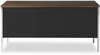 A Picture of product ALE-SD6024BM Alera® Double Pedestal Steel Credenza 60w x 24d 29.5h, Mocha/Black