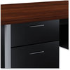 A Picture of product ALE-SD7236BM Alera® Double Pedestal Steel Desk 72" x 36" 29.5", Mocha/Black