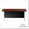 A Picture of product ALE-SD7236BM Alera® Double Pedestal Steel Desk 72" x 36" 29.5", Mocha/Black