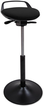 Alera® Perch Sit Stool Supports Up to 250 lb, Black