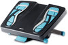 A Picture of product FEL-8068001 Fellowes® Energizer™ Foot Support 17.88w x 13.25d 4 to 6.5h, Charcoal/Blue/Gray
