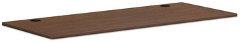 HON® Mod Worksurface Rectangular, 72w x 30d, Sepia Walnut