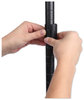 A Picture of product ALE-SW207224BA Alera® Black Anthracite Plus Wire Shelving Kit BA Four-Shelf, 72w x 24d 72h,