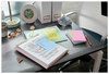 A Picture of product MMM-6605PKAST Post-it® Notes Original Pads in Beachside Cafe Colors Collection Note Ruled, 4" x 6", 100 Sheets/Pad, 5 Pads/Pack