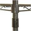 A Picture of product ALE-SW503618BA Alera® Black Anthracite Wire Shelving Kit Starter Four-Shelf, 36w x 18d 72h,