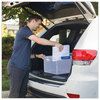 A Picture of product FEL-86101 Bankers Box® Latch Lid Storage Bin 22.38" x 14.19" 10.63", Clear/Blue