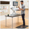 A Picture of product FEL-8707002 Fellowes® Anti-Fatigue Wellness Mat Rectangular; Beveled Edges, 36 x 24, Black