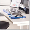 A Picture of product FEL-91137 Fellowes® Gel Crystals™ Wrist Supports Keyboard Rest, 18.5 x 2.25, Blue