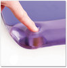 A Picture of product FEL-91437 Fellowes® Gel Crystals™ Wrist Supports Keyboard Rest, 18.5 x 2.25, Purple