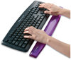 A Picture of product FEL-91437 Fellowes® Gel Crystals™ Wrist Supports Keyboard Rest, 18.5 x 2.25, Purple