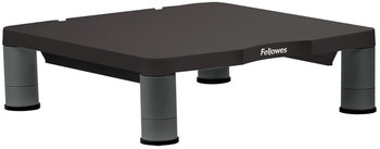 Fellowes® Standard Monitor Riser 13.38" x 13.63" 2" to 4", Graphite, Supports 60 lbs