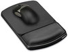 A Picture of product FEL-91741 Fellowes® Gel Wrist Supports Mouse Pad with Rest, 6.25 x 10.12, Graphite/Platinum