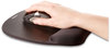 A Picture of product FEL-9176501 Fellowes® Memory Foam Wrist Rest Mouse Pad with 7.93 x 9.25, Black