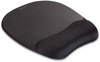 A Picture of product FEL-9176501 Fellowes® Memory Foam Wrist Rest Mouse Pad with 7.93 x 9.25, Black