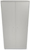 A Picture of product HON-SC2472Q HON® Brigade® Assembled Storage Cabinet 36w x 24.25d 71.75h, Light Gray