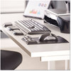 A Picture of product FEL-9182301 Fellowes® Palm and Wrist Supports with Microban® Protection Gel Support Attached Mouse Pad, 8.25 x 9.87, Black