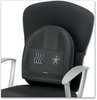 A Picture of product FEL-9190001 Fellowes® Heat and Soothe Back Support 14.5 x 3 13.63, Black