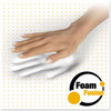 A Picture of product FEL-9252101 Fellowes® PlushTouch™ Wrist Rest with FoamFusion™ Technology Keyboard 18.12 x 3.18, Black