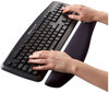 A Picture of product FEL-9252101 Fellowes® PlushTouch™ Wrist Rest with FoamFusion™ Technology Keyboard 18.12 x 3.18, Black