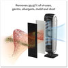 A Picture of product FEL-9286001 Fellowes® Air Purifiers HEPA and Carbon Filtration 100 to 200 sq ft Room Capacity, Black