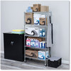 A Picture of product ALE-SW653618SR Alera® 5-Shelf Wire Shelving Kit with Casters & Shelf Liners and 36w x 18d 72h, Silver