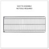 A Picture of product ALE-SW654818BA Alera® 5-Shelf Wire Shelving Kit with Casters & Shelf Liners and 48w x 18d 72h, Black Anthracite