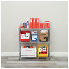 A Picture of product ALE-SW833614SR Alera® Light-Duty Residential Wire Shelving Kit Three-Shelf, 36w x 14d 36h, Silver