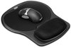 A Picture of product FEL-93730 Fellowes® Easy Glide™ Gel Wrist Rest with Mouse Pad 10 x 12, Black