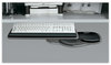 A Picture of product FEL-93841 Fellowes® Standard Keyboard Tray Adjustable Platform, 20.25w x 11.13d, Graphite/Black