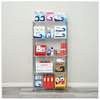 A Picture of product ALE-SW853614SR Alera® Light-Duty Residential Wire Shelving Kit Five-Shelf, 36w x 14d 72h, Silver