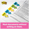 A Picture of product MMM-680HVSH Post-it® Flags Arrow in a Desk Grip Dispenser Page "Sign Here", Yellow, 200 Flags/Dispenser