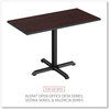 A Picture of product ALE-TBH283B Alera® Hospitality Series Single-Column Bases 27.5" Diameter, 28.5"h, 300 lb Cap, Steel, Black