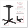 A Picture of product ALE-TBH283B Alera® Hospitality Series Single-Column Bases 27.5" Diameter, 28.5"h, 300 lb Cap, Steel, Black
