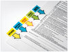A Picture of product MMM-680IH2 Post-it® Flags Arrow Message 1" Page "Initial Here", Blue, 50 Dispensers/2 Dispensers/Pack