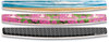A Picture of product FEL-9550001 Fellowes® Photo Gel Supports with Microban® Protection Keyboard Wrist Rest 18.5 x 2.31, Chevron Design