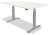 A Picture of product FEL-9649201 Fellowes® High-Pressure Laminate Desktop Levado Table Top, 60" x 30", White