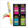 A Picture of product MMM-680PPBGVA Post-it® Flags Flag Value Pack Page Assorted Colors, 200 and Highlighter with 50