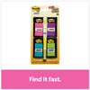A Picture of product MMM-680PPBGVA Post-it® Flags Flag Value Pack Page Assorted Colors, 200 and Highlighter with 50