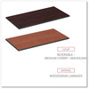 A Picture of product ALE-TT4824CM Alera® Reversible Laminate Table Top Rectangular, 47.63 x 23.63, Medium Cherry/Mahogany