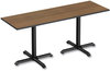 A Picture of product ALE-TT4824EW Alera® Reversible Laminate Table Top Rectangular, 47.63w x 23.63d, Espresso/Walnut