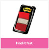 A Picture of product MMM-680RD12 Post-it® Flags Assorted Color 1" Flag Refills Marking Page in Dispensers, Red, 50 Flags/Dispenser, 12 Dispensers/Pack