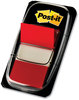 A Picture of product MMM-680RD12 Post-it® Flags Assorted Color 1" Flag Refills Marking Page in Dispensers, Red, 50 Flags/Dispenser, 12 Dispensers/Pack