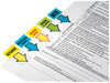 A Picture of product MMM-680SD2 Post-it® Flags Arrow Message 1" Page "Sign and Date", Green, 50 Flags/Dispenser, 2 Dispensers/Pack